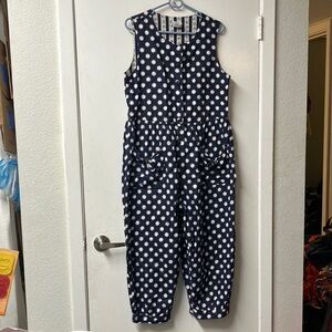 Laura Ashley vintage balloon leg jumpsuit/romper